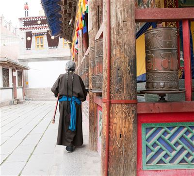 Provinz Qinghai - tibetische Frau
